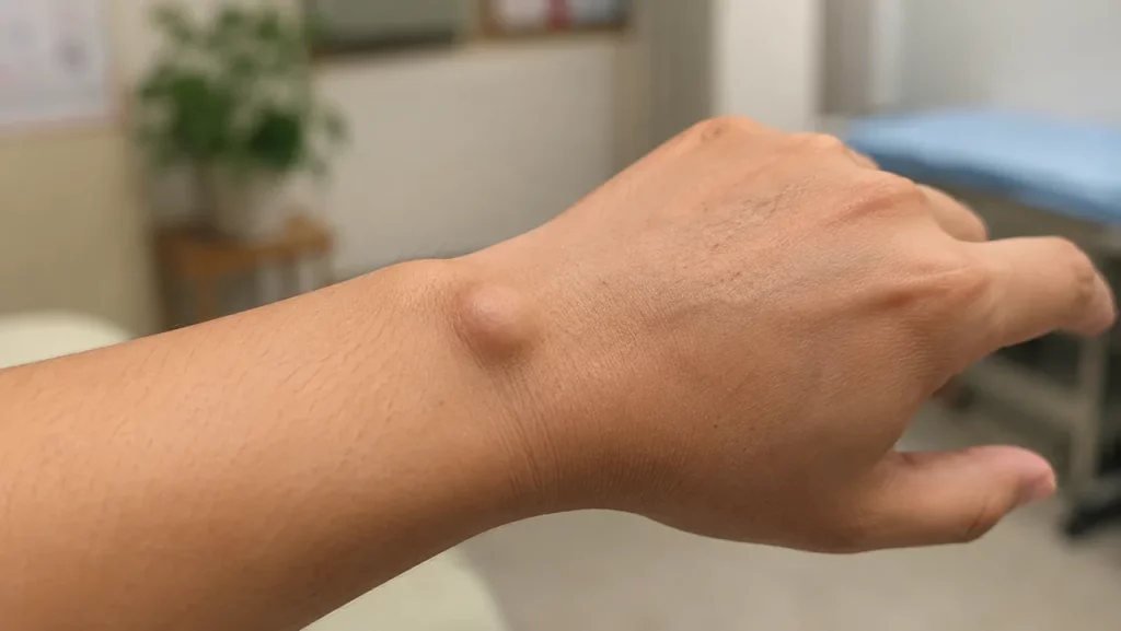 腱鞘囊腫看哪一科示意圖