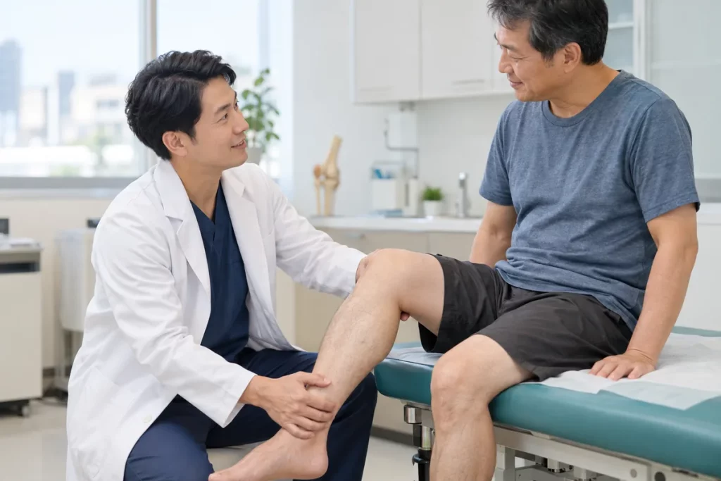 膝蓋痛看哪一科示意圖