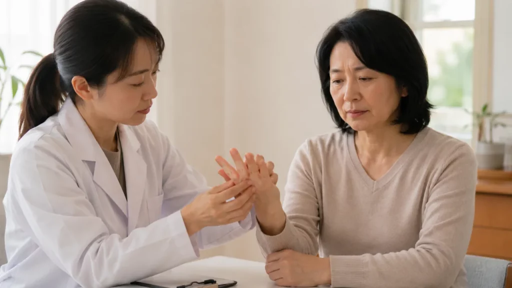 類風濕性關節炎看哪一科示意圖